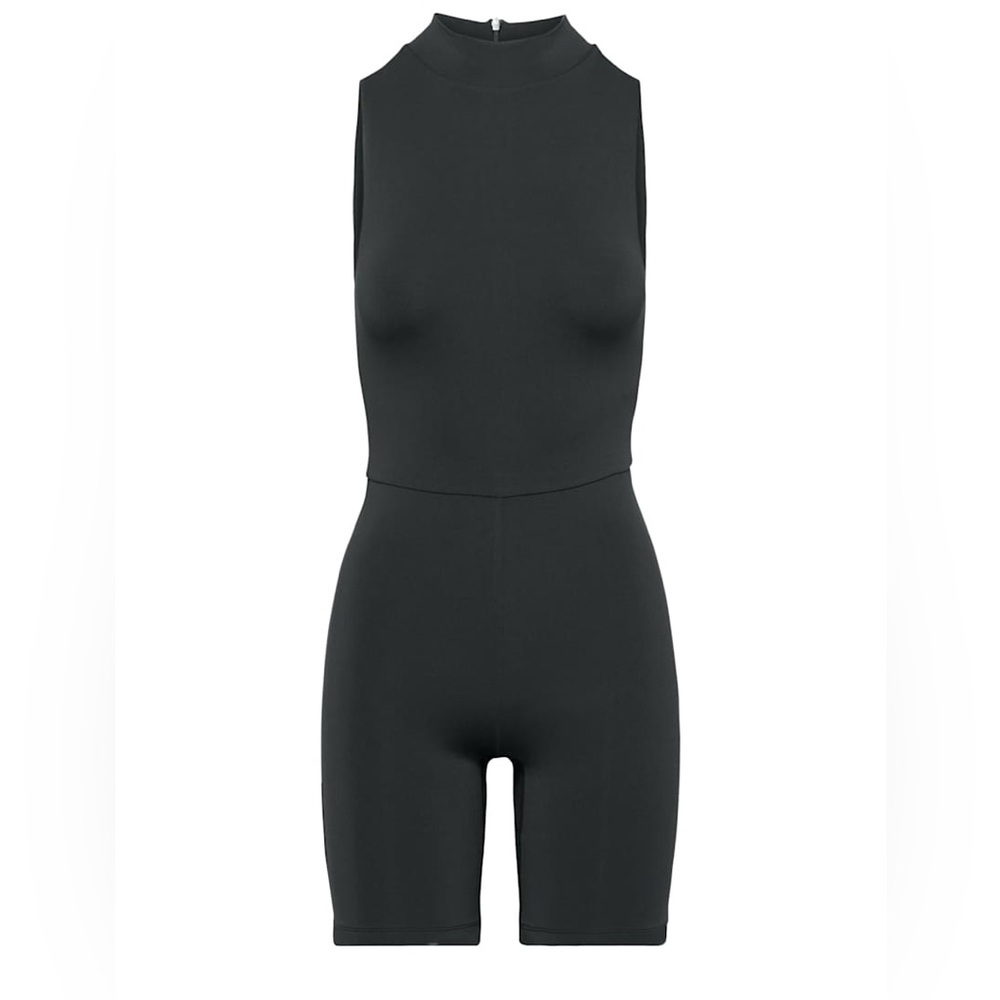 Babaton Contour Mockneck Romper – Black – Size S
